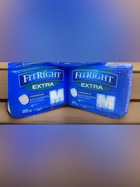 Medline FitRight Extra Disposable Brief MEDIUM 40 COUNT